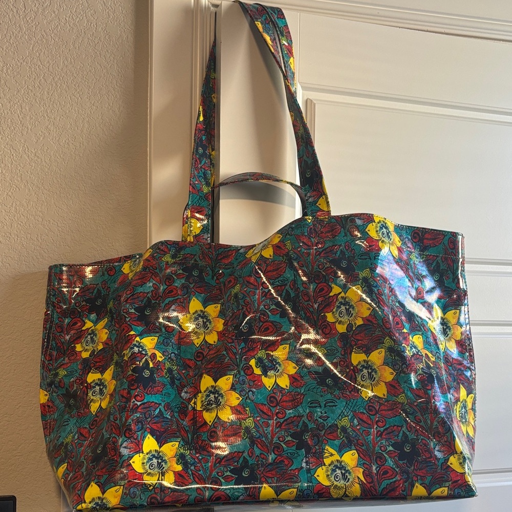 Consuela Large Floral Multicolor Tote Bag
